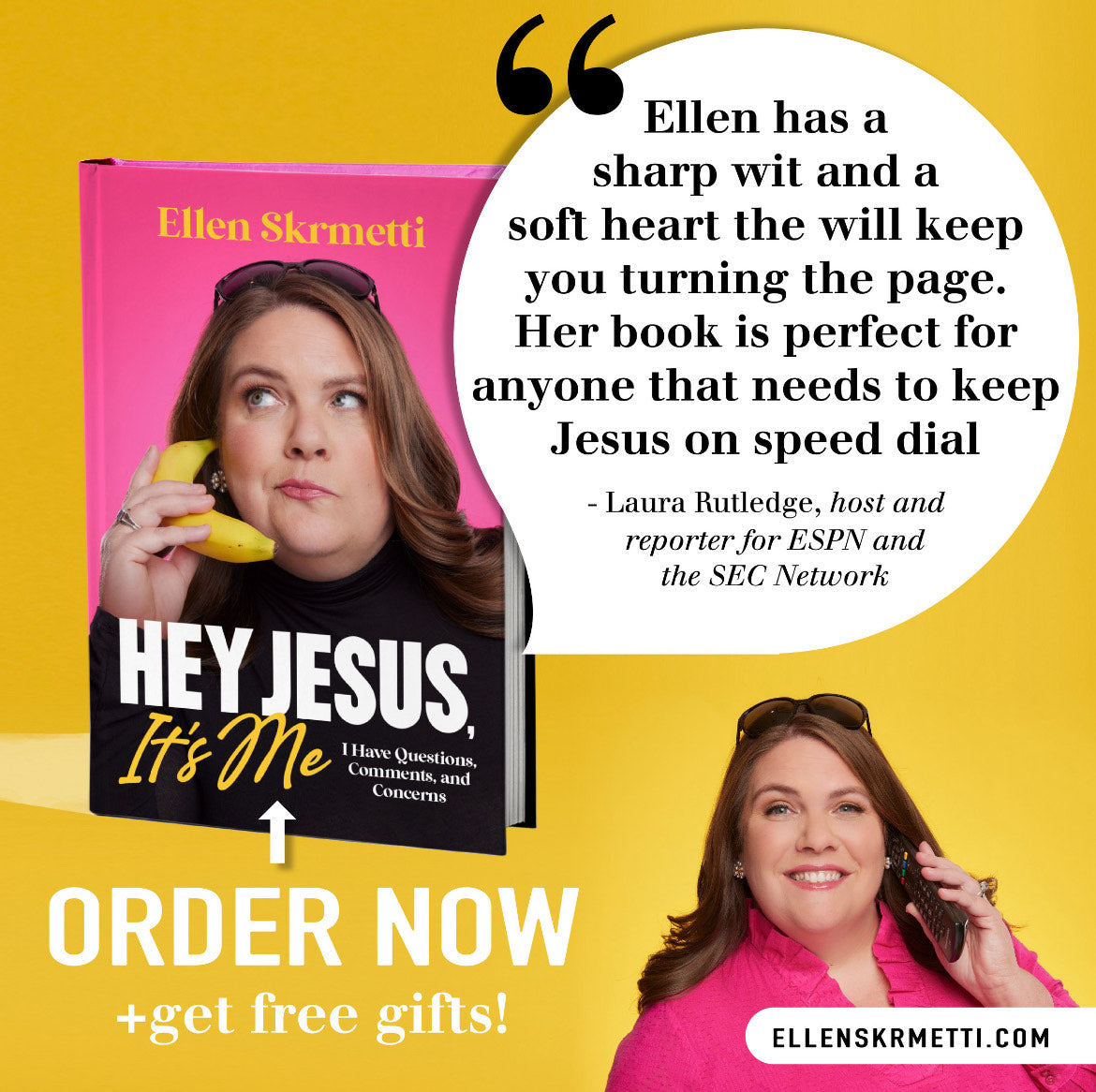 Hey Jesus, It's Me: I Have Questions, Comments, and Concerns - Signed Copy